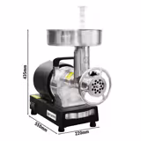 Električni stroj za mljevenje mesa - 240 kg/h - 550 W - s hlađenjem - ploča 4,5 mm - stolni