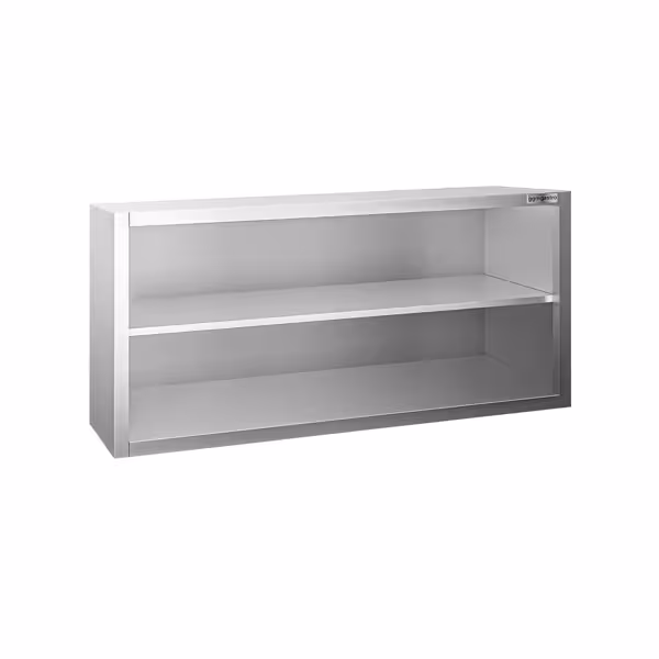 Duvar Dolabı - Paslanmaz Çelik PREMIUM - 1200X400mm - Menteşesiz Kapı - Yükseklik 650mm