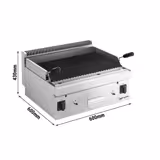 Lavastensgrill gas (14 kW)-swivel matlagning Grill