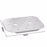(2 Stück) Edelstahl Abtropfgitter - GN 1/2