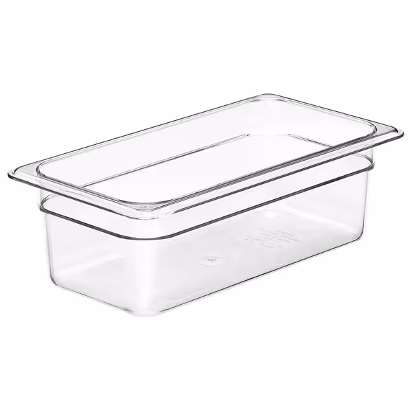 (6 db) CAMBRO | Camview® - Kopolimer GN tartály 1/3 - átlátszó - magasság: 100mm - BPA-mentes