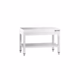 Table de travail en acier inoxydable PREMIUM - 800x600mm - avec étagère basse
