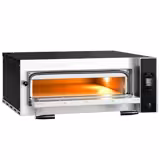 Electric Deck Pizza Oven - Single Deck - Refractory Stone Deck - 4 x Ø 35cm (13.8") - Digital Controls - up to 400°C