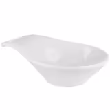 (24 bucăți) Bol - MINI - Melamină - 60 ml - 115x75mm - Alb