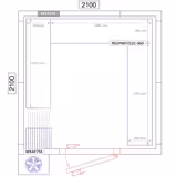 Regalset Aluminium - U-Form - Bautiefe: 360mm - Tragkraft: 600 kg