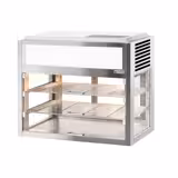 Koelvitrine - tafelmodel - zelfbediening - 225 liter - 900mm - schuifdeuren - dubbel glas - met 2 schappen