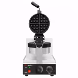 Waffeleisen - Einzeln - Manuell - 1,3 kW - Form: Rund - mit 180° drehbarer Backfläche