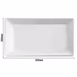 (6 stuks) GN-dienblad FRIENDLY - Polyethyleentereftalaat (PET), gerecycled - GN 1/2 - hoogte: 30mm - Wit - breukbestendig - geschikt voor vaatwasser