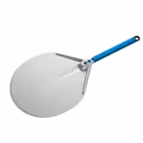 Pizzaschep AZZURRA - Aluminium - Rond blad | Lichtgewicht - Ø330mm - Lengte:64cm - Aluminium steel