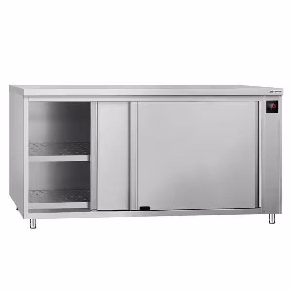 ECO Commercial Heated Worktop cabinet - 2000x600mm - with sliding doors - digital