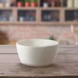 (6 szt.) Miseczka - Lux - Porcelana - Ø 90mm - Elfenbinowobiały