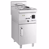 Elektrikli Fritöz MARIO 700 - 10L - 9kW - Termostatik kontrollü - Yağ boşaltma musluklu - Dolaplı - 1 kapılı dolap