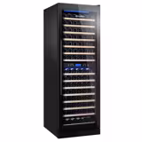 Üvegajtós borhűtő - 2 zónás - 450 l - max. 160 palack