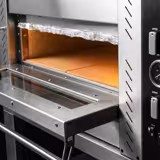 Forno elettrico per pizza - 1110x940mm - 4 pizze Ø34cm - 450°C - Meccanico - incl. Sottotelaio/Supporto