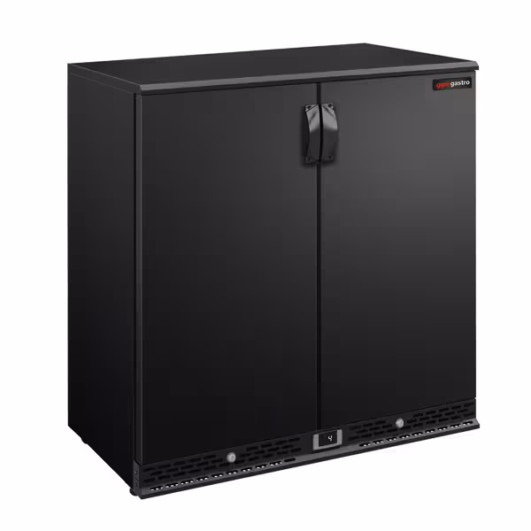 Réfrigérateur de bar – 900 mm – 220 litres – avec 2 portes battantes – Noir