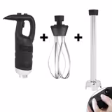 Blender ręczny włacznie ramieniem miksującym 500 mm i trzepaczką - 850 W - płynna regulacja prędkości	