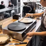 Crêpebakplaat - Handmatig - Dubbel - Ø 400mm