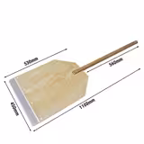 Pizzaschaufel aus Holz - 530 x 450 mm