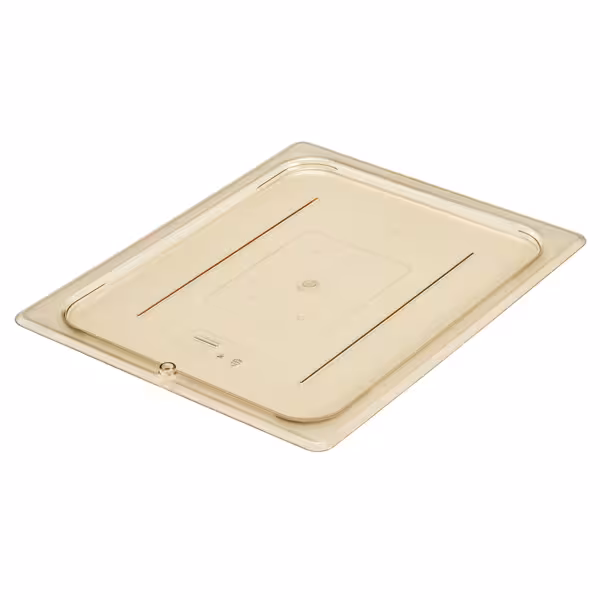 (6 stuks) CAMBRO | H-PAN™ - Hittebestendige GN platte deksels 1/2 - Barnsteen