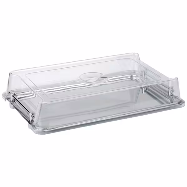 (6 قطع) غطاء صينية HOCHSTAPLER - مناسب لـ لوح التقديم - GN 1/1 - بلاستيك شفاف - 535x330mm - الارتفاع: 90mm