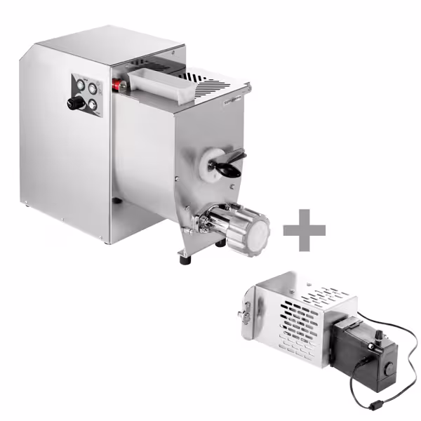 Elektrikli Profesyonel Makarna Makinesi - Ø75mm Kalıp - 8,4kg/saat - 750W - dahil makarna kesici