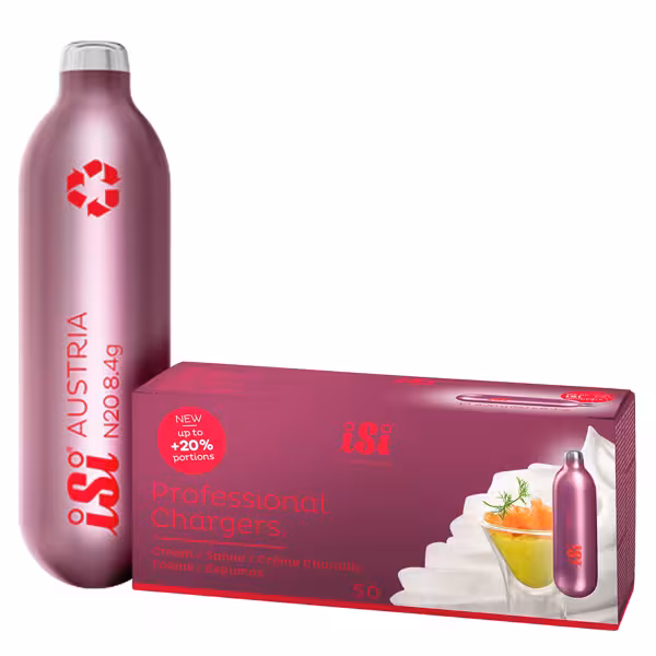 (50 unidades) ISI | Cápsulas para dispensador de crema - 8,4 g