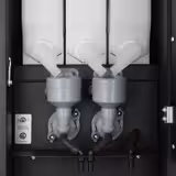 Warme dranken machine met 3 poedercontainers - 2,5 kW - Digitaal - Zwart