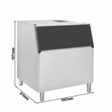 Ice storage bin - Sanitary polyethylene - 1067x819x1071mm - for ice makers EWMI335, EWI403VHN, FEI135N, FEI220N, FEI390 & FEI565 - 350kg capacity
