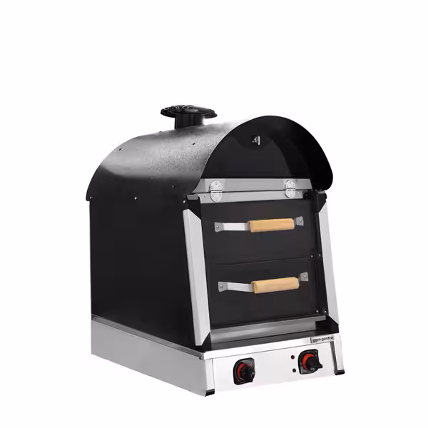 Forno elettrico per patate Kumpir - manuale - 3 kW - con 2 cassetti