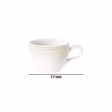 (6 stuks) SELTMANN WEIDEN | Koffiekopje Tulp - 0,18 liter - Zandbeige