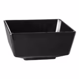 (6 قطع) سلطانية تقديم FLOAT - ميلامين - 4.70 l - مربّع - 250x250x120 mm - آمن لغسالة الصحون | قابل للتكديس | مع قواعد مانعة للانزلاق - أسود