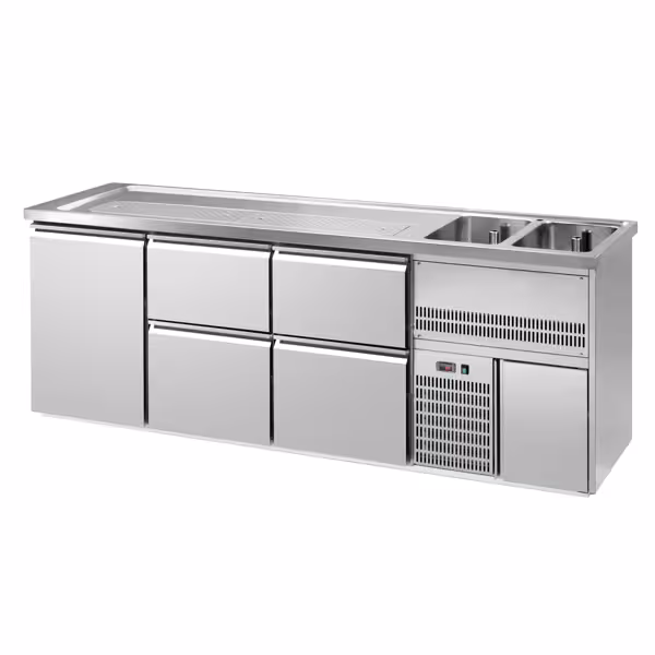 Bierkoeling Premium PLUS - 2500x700mm - 1 deur & 4 laden