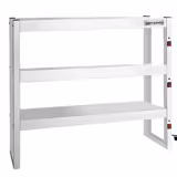Ripiano d'appoggio riscaldato a infrarossi - 900x300 mm - 3 piani riscaldati