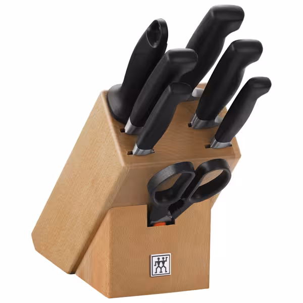 ZWILLING | VIER STERNE - Messenblok set - 8 stuks - Natuurlijk