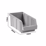 (12 adet) CAMBRO | Versa Organizer - Konteyner - 130x305x110mm - Benekli gri