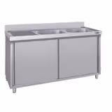 Spülschrank ECO - 1800x700mm - mit 2 Becken rechts