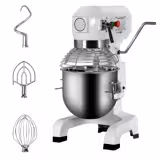 Planetmixer - 27 l - 1,1 kW - inkl. visp, flatblandare och degkrok - 3 hastigheter - golvmodell