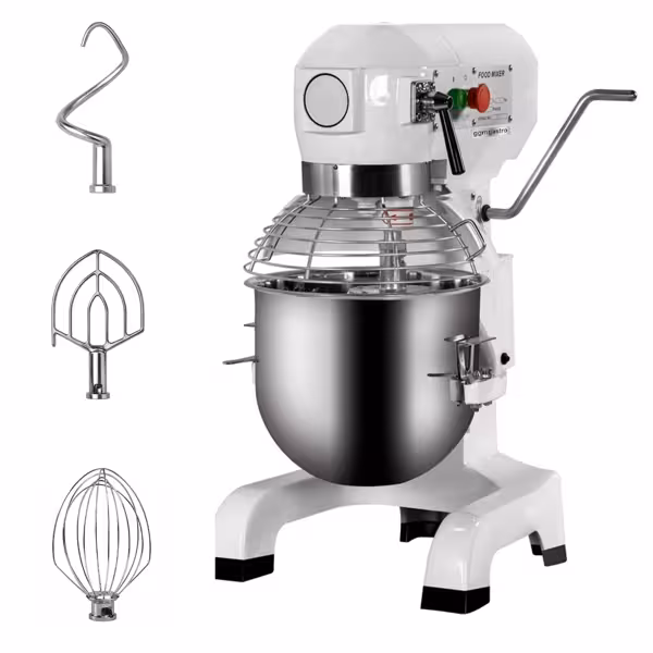 Planeetmenger - 27L - 1,1kW - incl. 3 mengopzetstukken - 3 snelheden