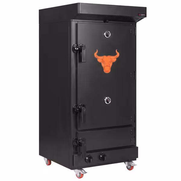 Gasrookoven met kook- en rookfunctie – 70 kg – incl. 4 draagstangen