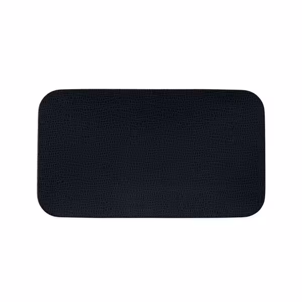 (2 stuks) SELTMANN WEIDEN | Coup bord - plat rechthoekig - 350x200mm - Zwart