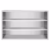 Pensile a giorno in acciaio inox PREMIUM - 1800x400mm - a giorno (senza ante) - 1000mm di altezza