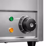 Elektrische bakplaat - 4,4kW - Glad/geribbeld - Bakoppervlak: 600x335mm