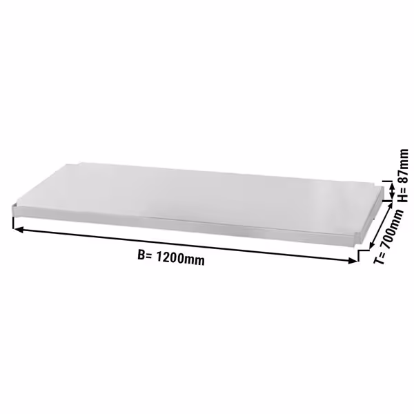 Tussenblad - 1200x663mm - passend voor werktafels ATK127 & ATK127A