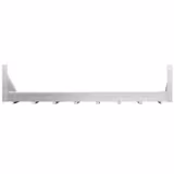 Wandbord - für Behälter 6x GN 1/6 - 1200x300mm - inkl. Schienen