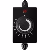 Elektrická chafing mísa - GN 1/1 - s rolovacím víkem - černá - 100 mm