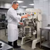 Planeetmenger - 60L - 3kW - incl. 3 mengopzetstukken - met komlift