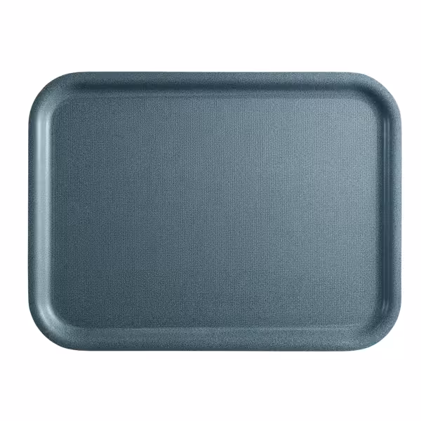 (24 Stück) CAMBRO | MYKONOS - Laminiertes Tablett - 330x430mm - Charcoal Granit