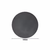 (6 pcs) SELTMANN WEIDEN | Coupe Side Plates – porcelain – dishwasher-safe – Ø 165 mm – anthracite