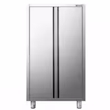 Armoire haute en inox PREMIUM - 1000x700mm - 2 portes battantes - Hauteur: 1800mm