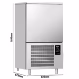 Snelkoeler/snelvriezer PREMIUM PLUS - Touchscreen - 240L - 10x GN 1/1 of EN 600x400